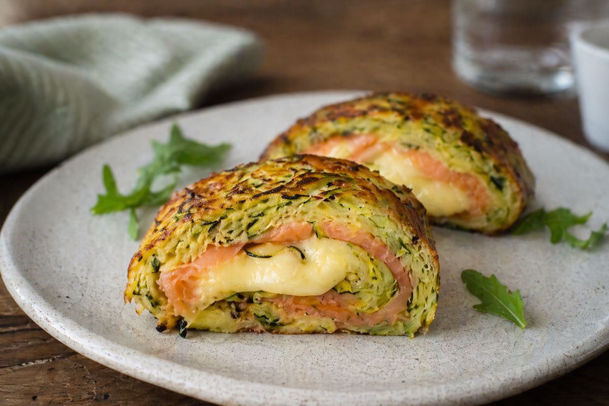 Rotolo low carb con zucchine e patate