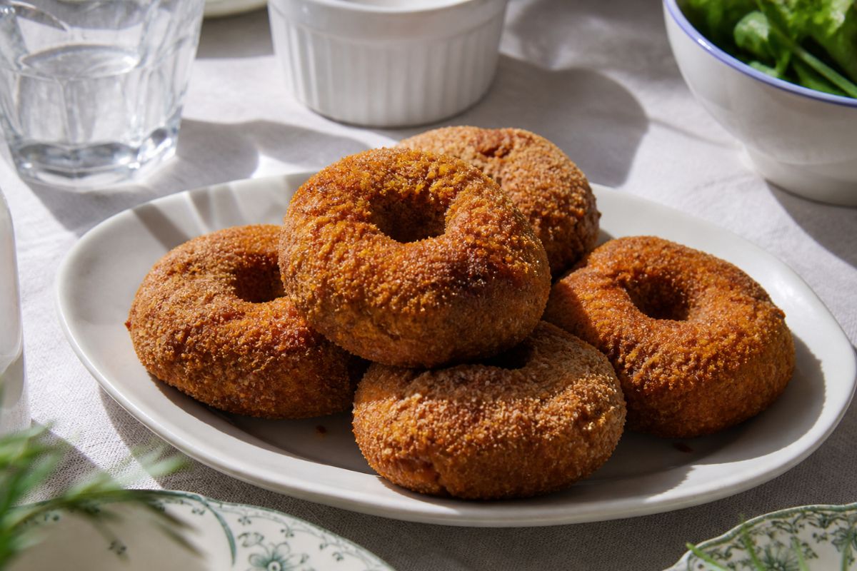 Crocchette a forma di ciambella con le carote
