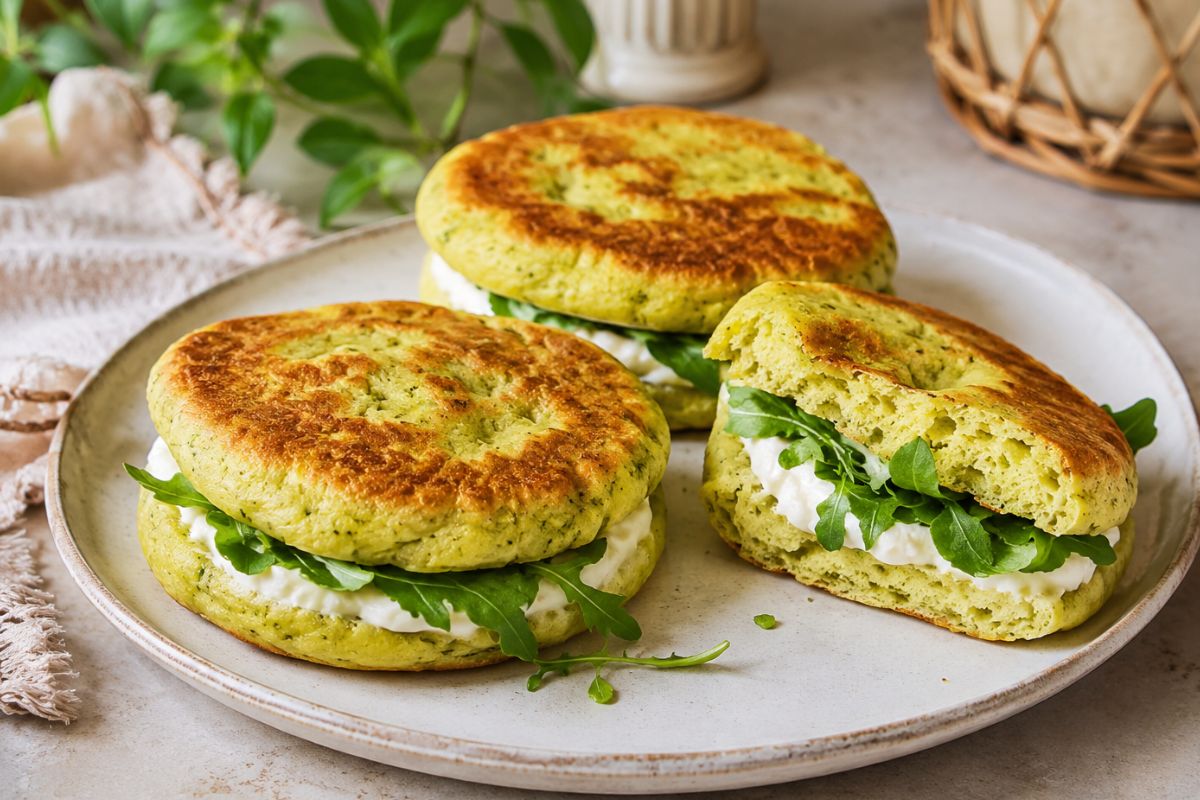 Focaccine con zucchine in padella