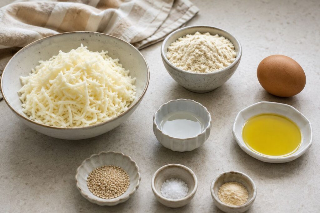 Pane pizza low carb al formaggio, ingredienti
