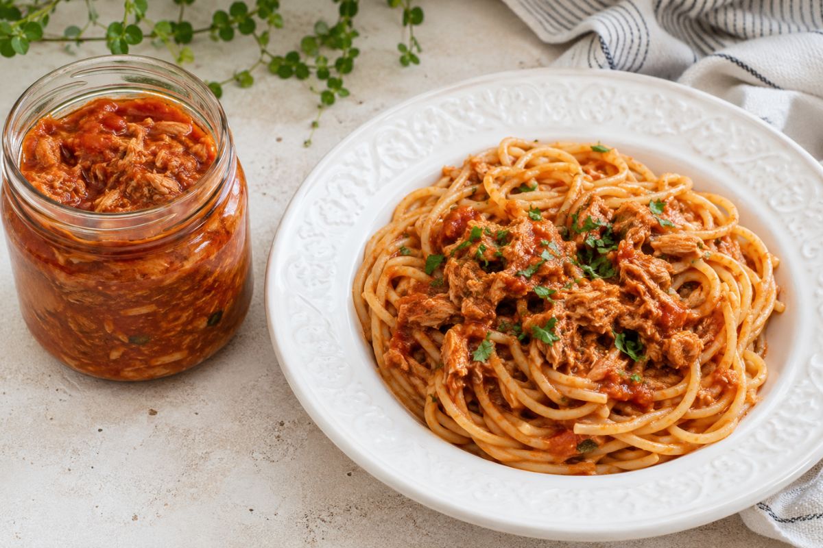 Ragù al tonno con il Bimby