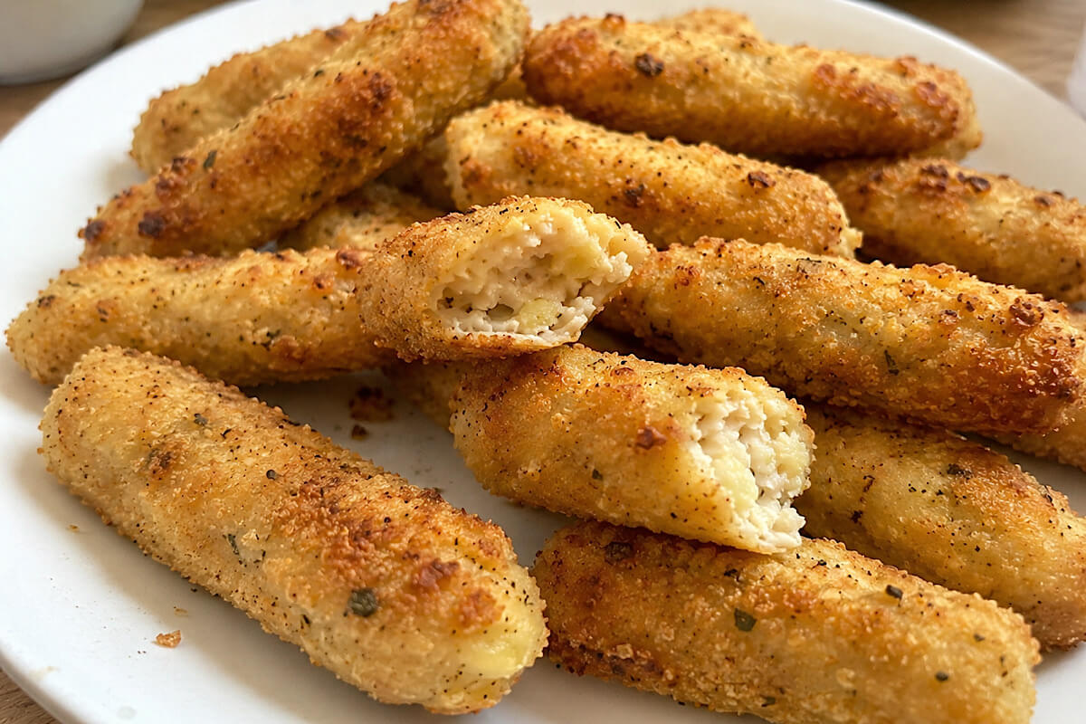 Stick di pollo in friggitrice ad aria