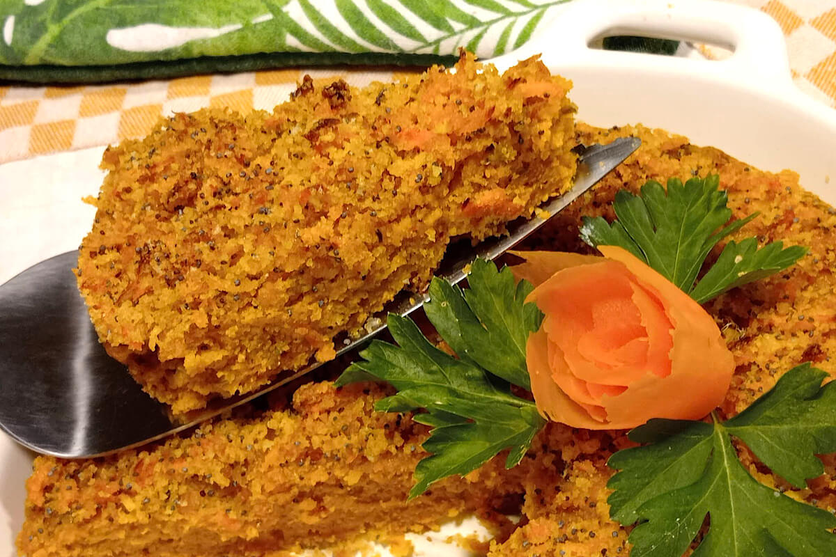 Torta di carote salata