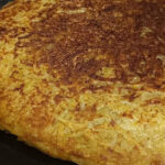 Tortino di patate con salsiccia piccante e provola