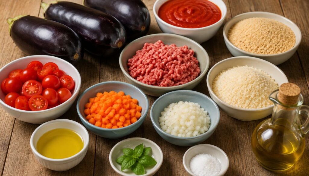 Melanzane ripiene al Varoma, ingredienti