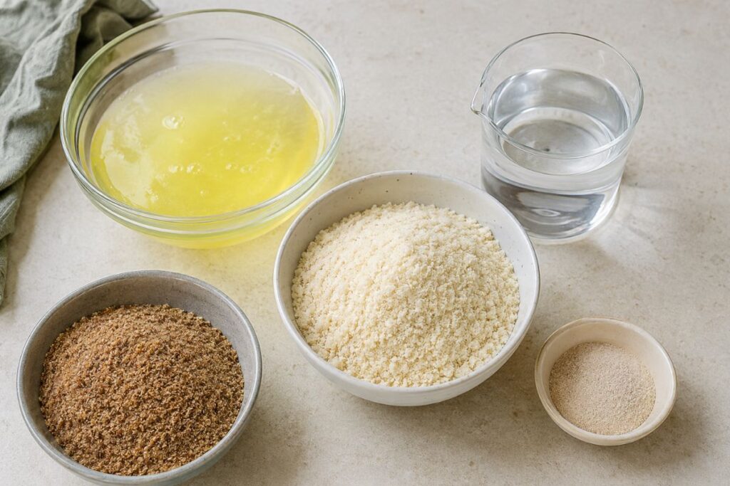 Panini keto, ingredienti