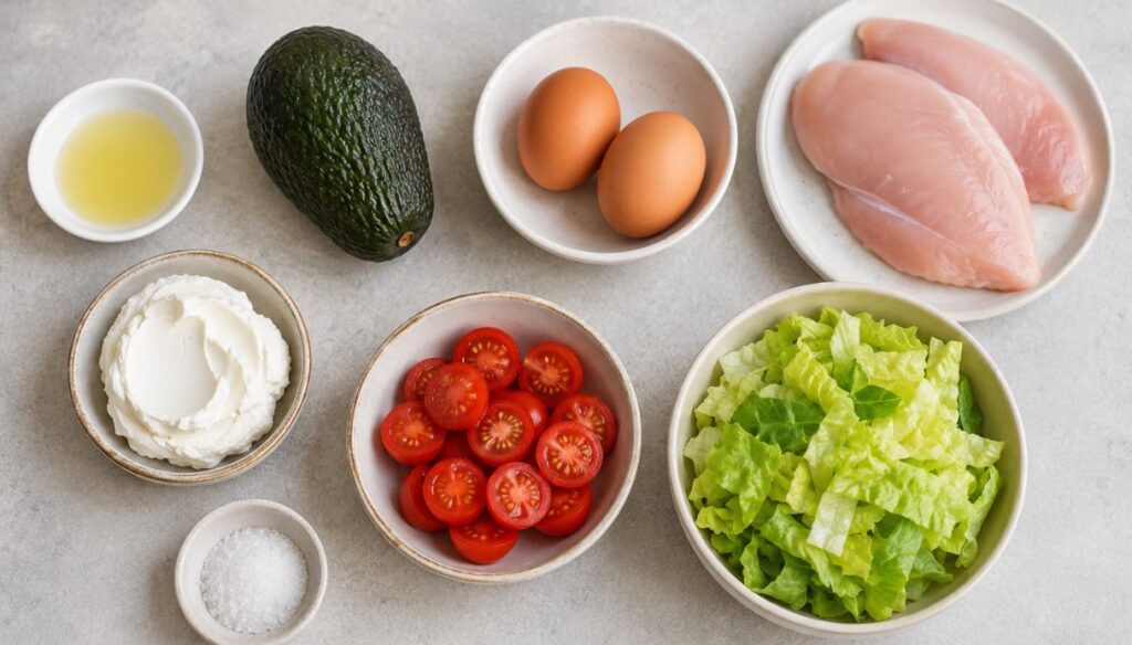 Piadina low carb di avocado, ingredienti