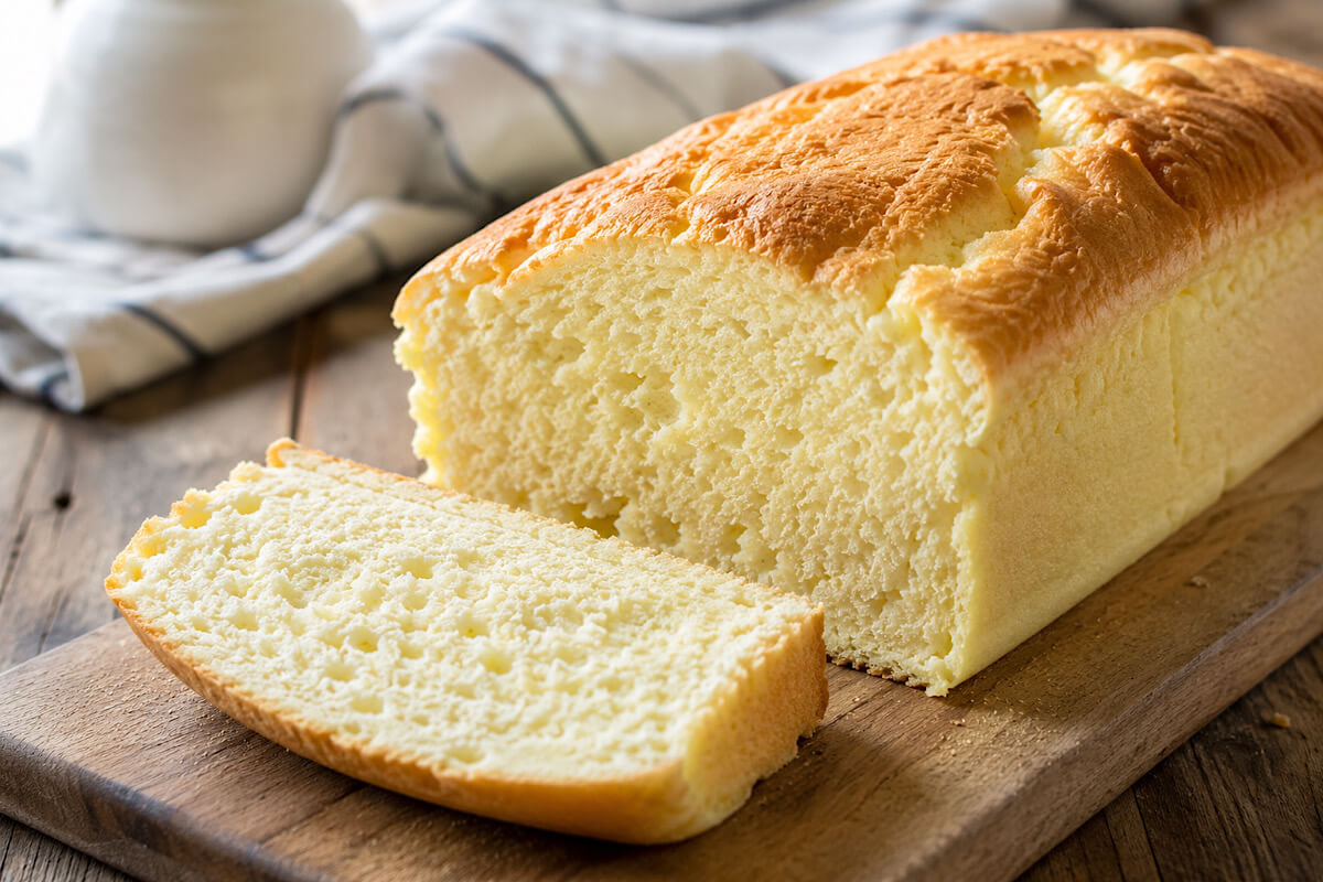 Plumcake nuvola senza lattosio