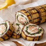 Rotolo di melanzane farcito