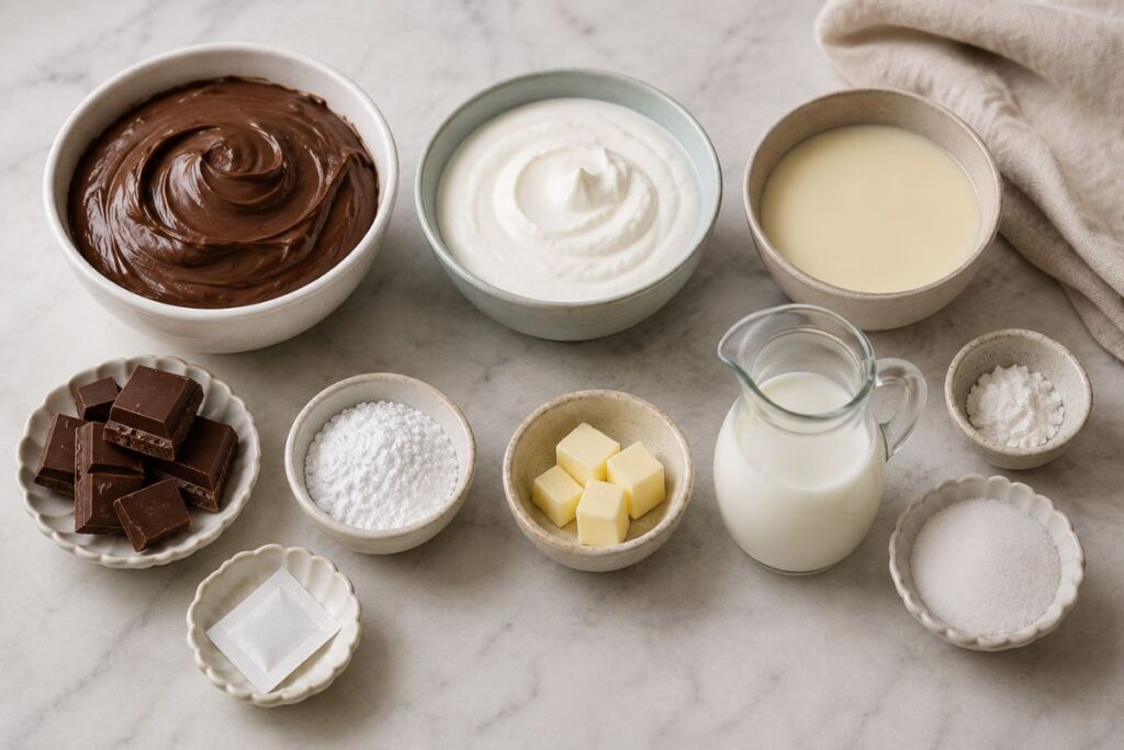 Semifreddo alla nutella con il Bimby, ingredienti