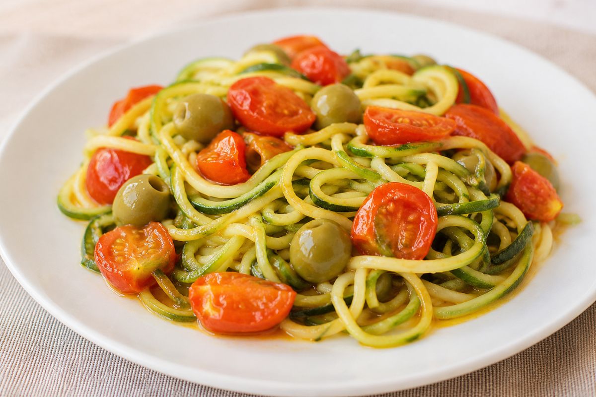 Spaghetti di zucchine con il Bimby