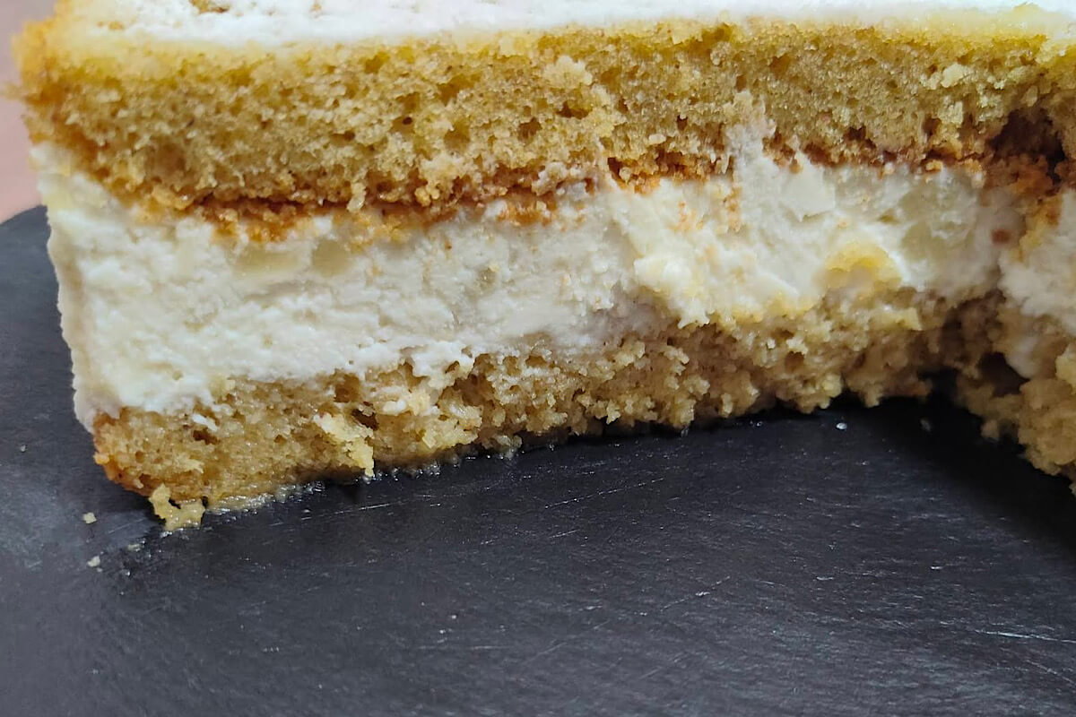 Torta ricotta e pere alle nocciole